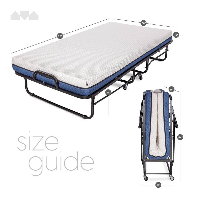 Milliard Diplomat Rollaway Folding Twin Guest Bed