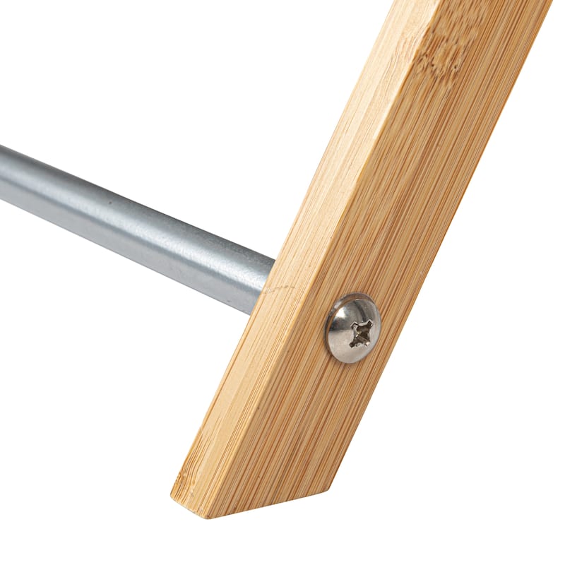 Household Essentials X-Frame Bamboo Hamper