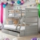 preview thumbnail 1 of 7, Multi-function Twin over Full Bunk Bed With Storage Drawers,Sturdy Frame For Bedroom