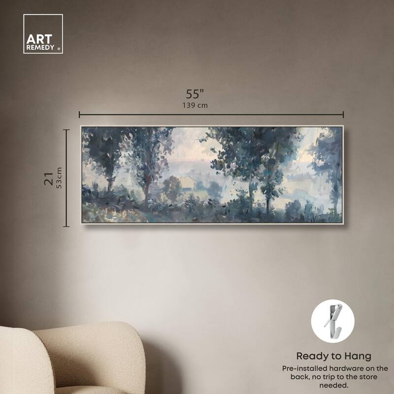 Early Morning Panoramic Canvas by Art Remedy