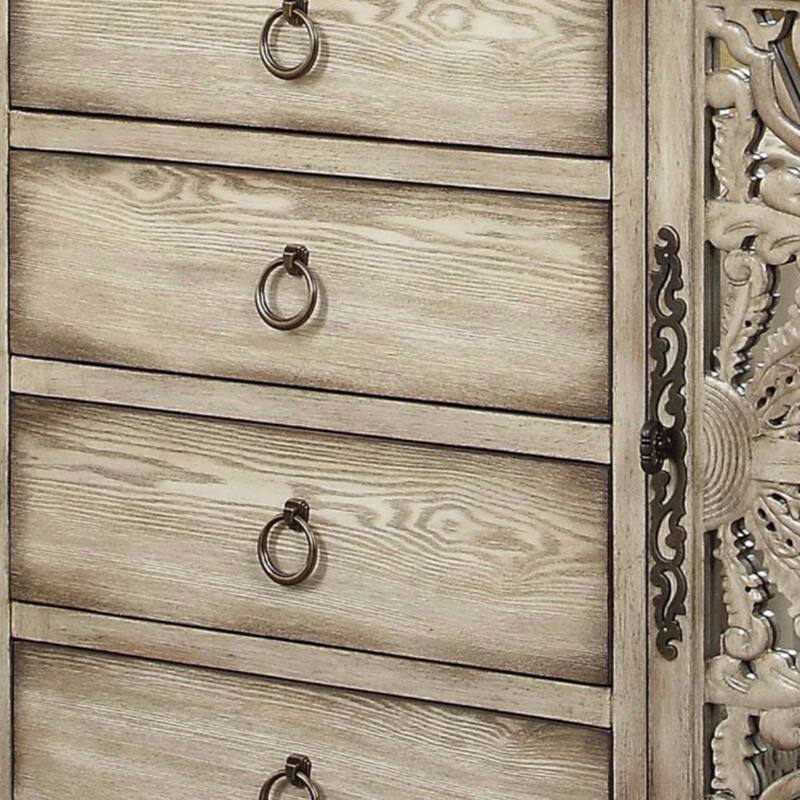 Vermont Console Table 2 Doors and 4 Drawers, Antique White
