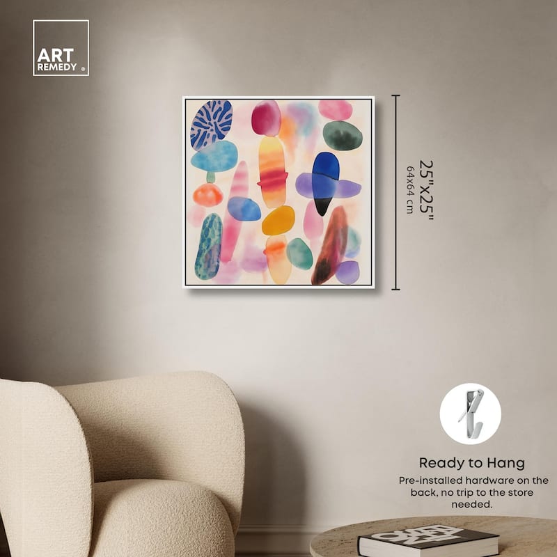 Dissolving Hues Canvas by Art Remedy