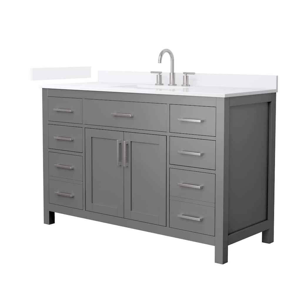 Wyndham Collection WCG2424-54S-QTZ-US3MXX Beckett 54" Free Standing