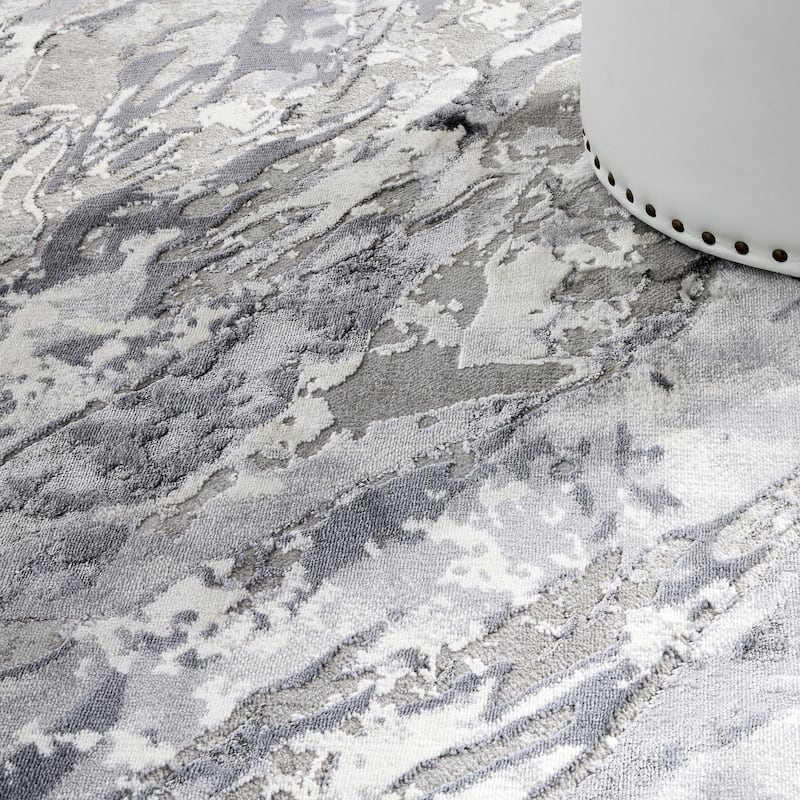 Everloom Laura Marble Chic Abstract Area Rug