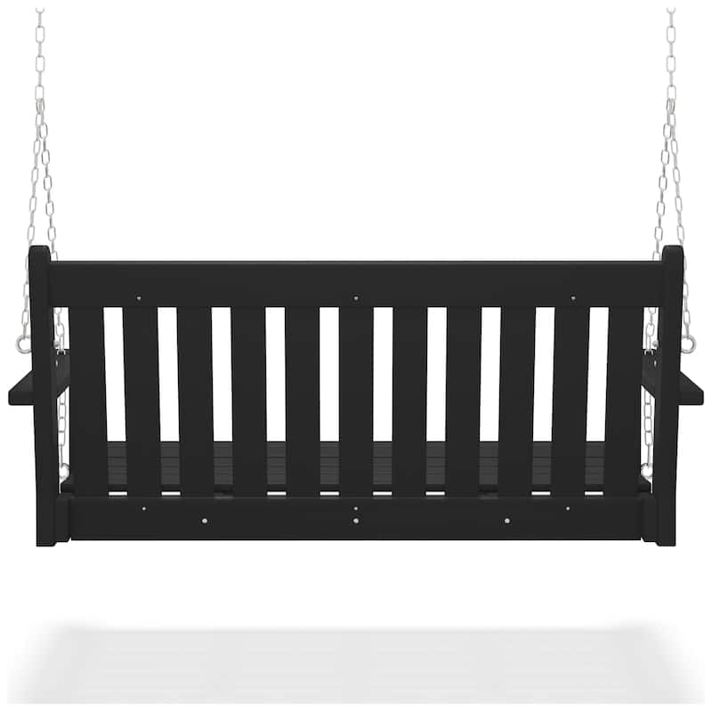 Laguna Outdoor Patio 51 Inch Traditional Hanging Porch Swing