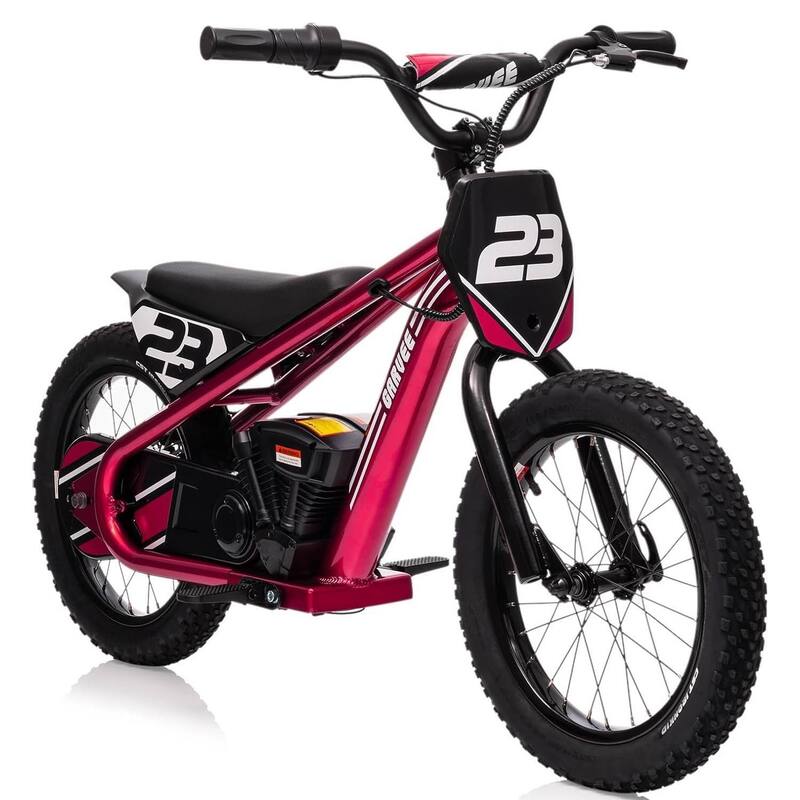 Kids Electric Dirt Bike, Electric Balance Bike for Kids Ages 6-12 Best Gift - Pink