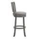 preview thumbnail 19 of 49, Verona Panel Back Linen Swivel 29-inch High Back Bar Stool by iNSPIRE Q Classic
