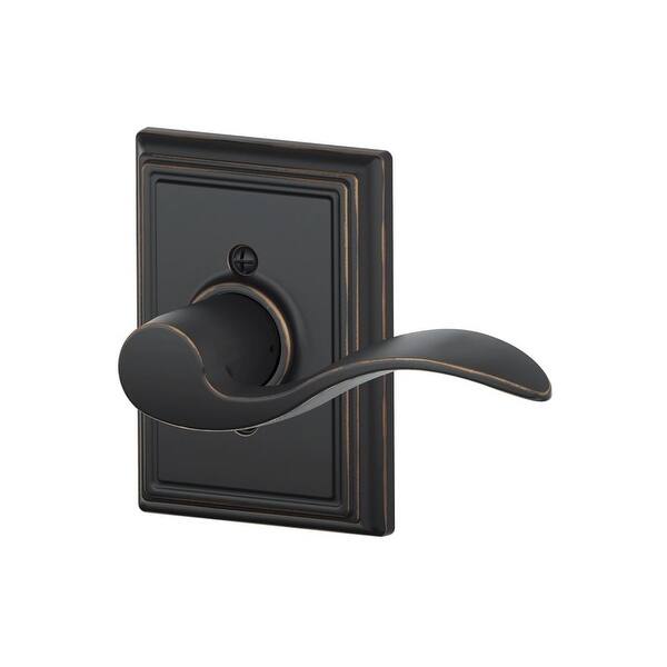 Schlage F170-ACC-CAM-RH Accent Right Handed Non-Turning One-Sided