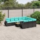 Option Black-2x corner+6x middle+table+2x sofa