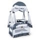 preview thumbnail 1 of 7, Babyjoy Baby Playard Crib Bed 4 in 1 Portable with Changing Table - See Details Grey - See Details - Steel