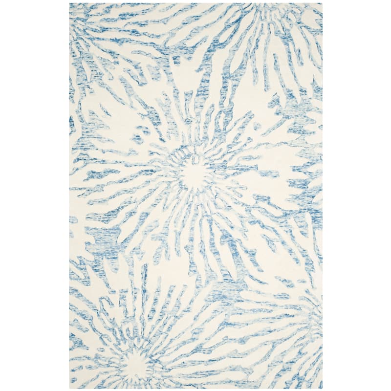 SAFAVIEH Handmade Bella Terzia Modern Floral Wool Rug