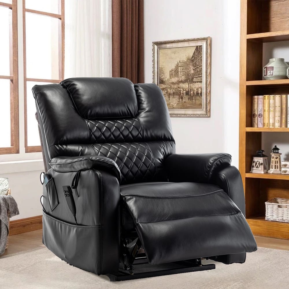 Massage Recliner Power Lift Recliner Chair,Theater Padded Seat