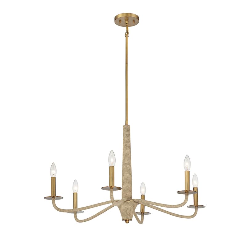 Savoy House 1-1824-6 Cannon 6 Light 32" Wide Chandelier