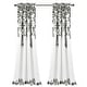 preview thumbnail 74 of 95, Porch & Den Elcaro Floral Room Darkening Curtain Panel Pair