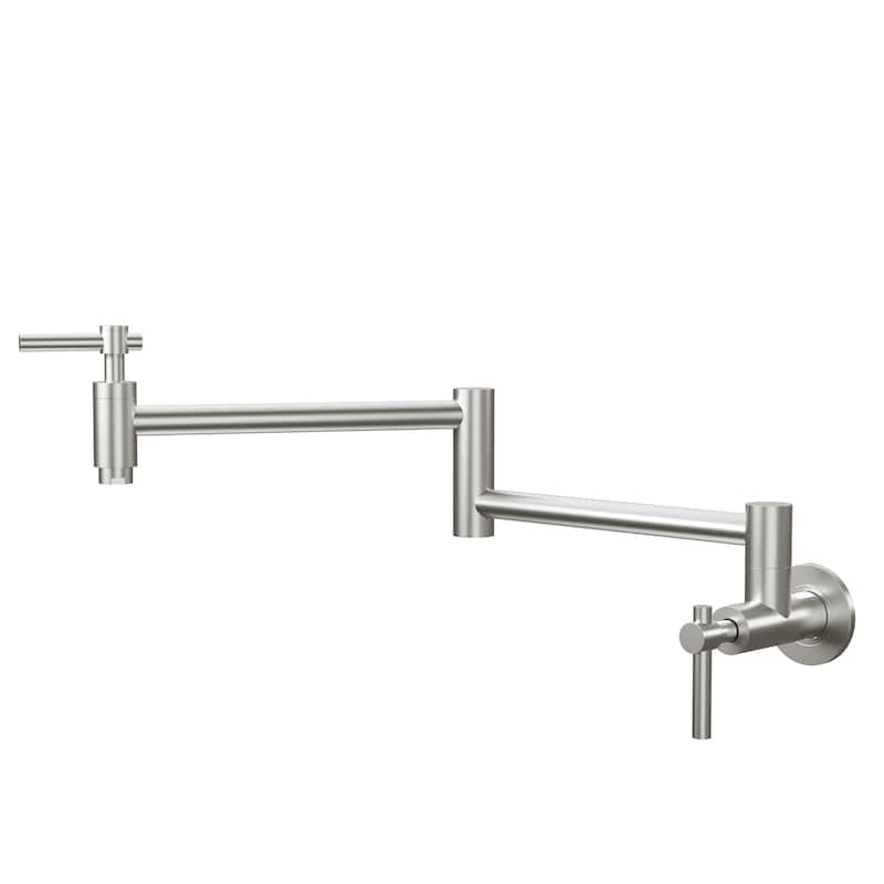 1.8 GPM Wall Mounted Pot Filler Kitchen Sink Faucet