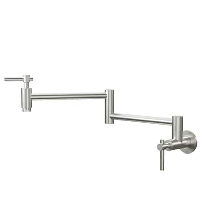 1.8 GPM Wall Mounted Pot Filler Kitchen Sink Faucet