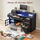 preview thumbnail 11 of 33, Executive Desk Drawers Home Office Desk Storage Cabinet