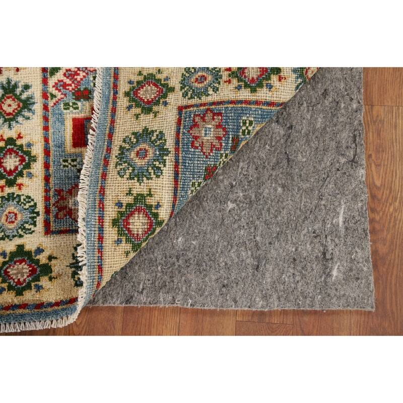 Light Blue Kazak Oriental Accent Rug Hand-Knotted Wool Carpet - 2'1" x 3'0"