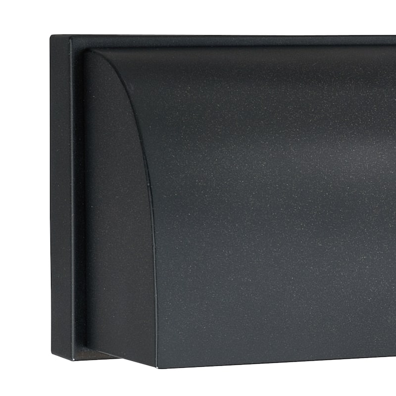 Walsh 2 Light Dusk to Dawn Bronze ADA Dark Sky Outdoor Wall Lantern - 12-in W x 4.75-in H x 4-in D