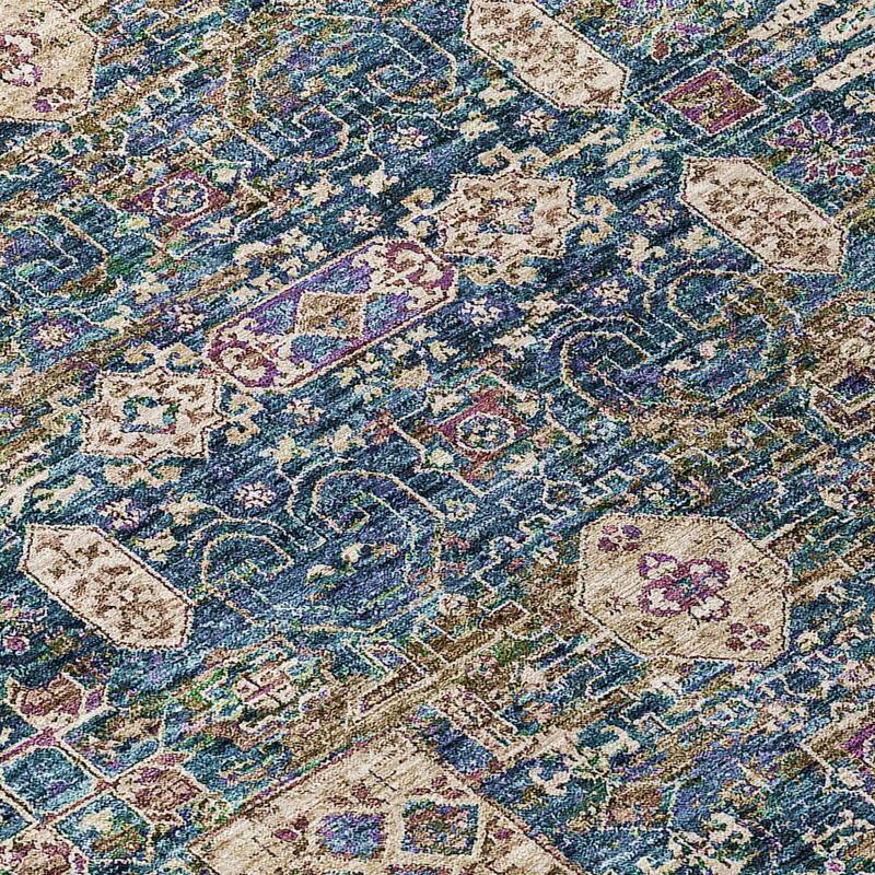 HomeRoots Oriental Transitional Rectangle Outdoor Rug