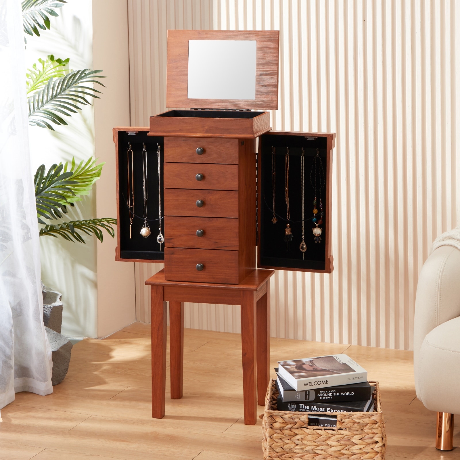Bed bath and beyond jewelry holder best sale