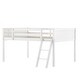 preview thumbnail 14 of 16, Wood Low Loft Bed w/Ladder,Ladder Can Be Placed On The Left Or Right