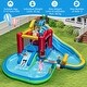 preview thumbnail 2 of 8, Gymax Inflatable Water Park w/Splash Pool Water Cannon Basketball Rim - Multi-Color