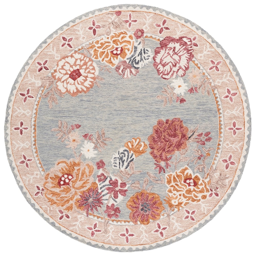 SAFAVIEH Handmade Jardin Pamina Floral Wool Rug