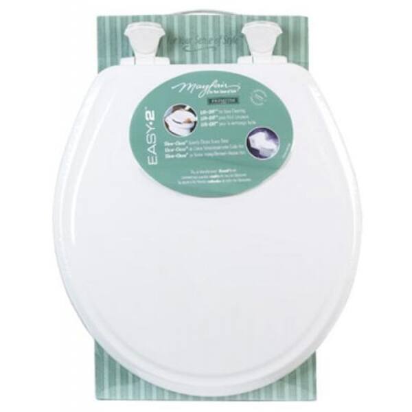 Shop Black Friday Deals On Mayfair 48slowa 000 Slow Close Molded Wood Toilet Seat Round White Overstock 28009324