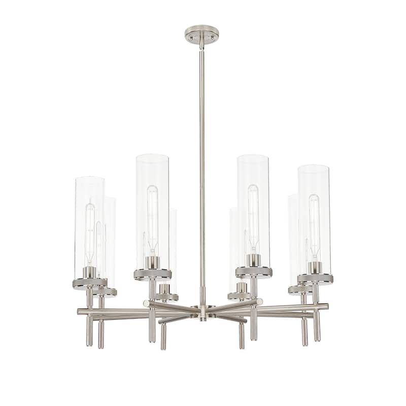 Innovations Lighting Downtown Urban - Lincoln - 8 Light 32" Stem Hung Chandlier