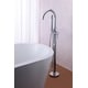preview thumbnail 2 of 10, ANZZI Coral 2-Handle Freestanding Claw Foot Tub Faucet with Hand Shower in Matte Black