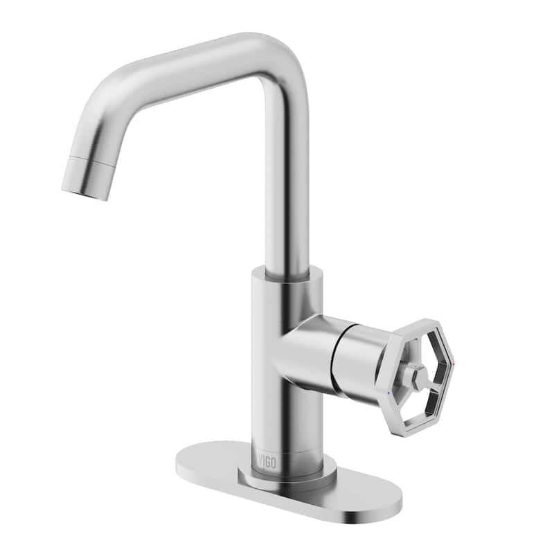VIGO Ruxton 9" H Single Handle Single Hole Bathroom Faucet