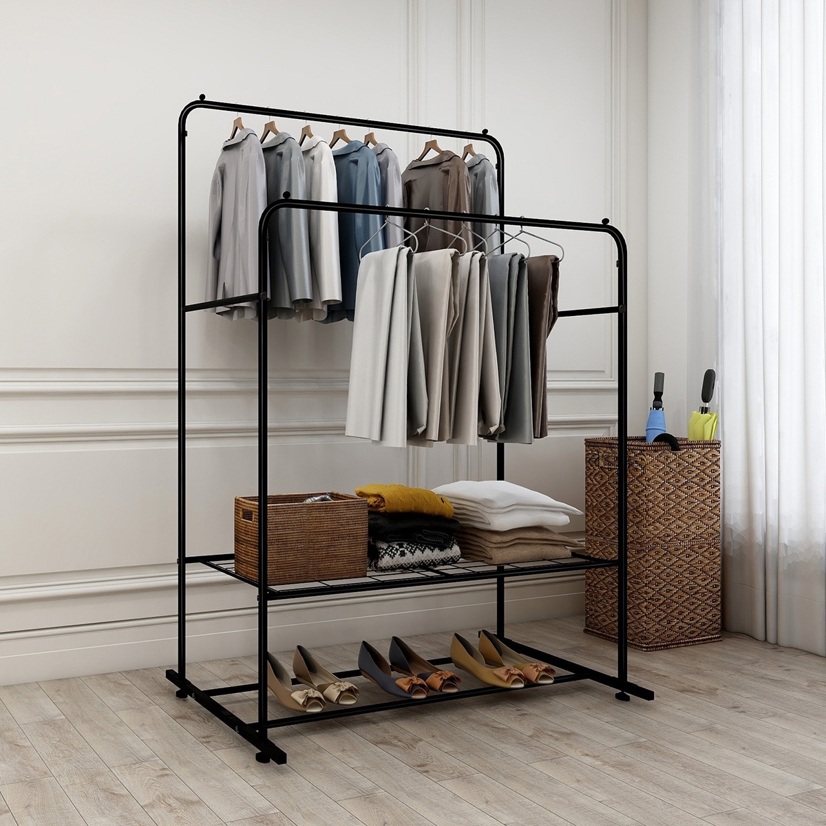 Double clothes rack clearance bed bath and beyond