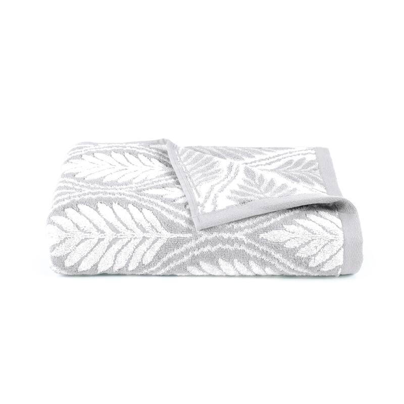 Martex Restore Fern Ogee Sage Bath Towel - 1-Piece - Grey