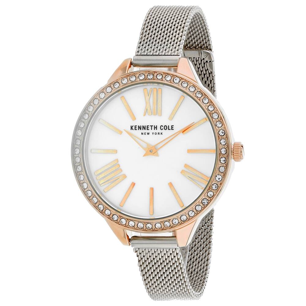 Kenneth Cole Women's Classic White Dial Watch - KC50939003 - Silver - 6 (36)