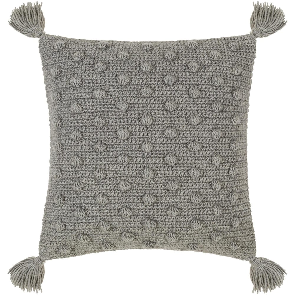 Artistic Weavers Kalae Crochet Pom Throw Pillow with Tassels