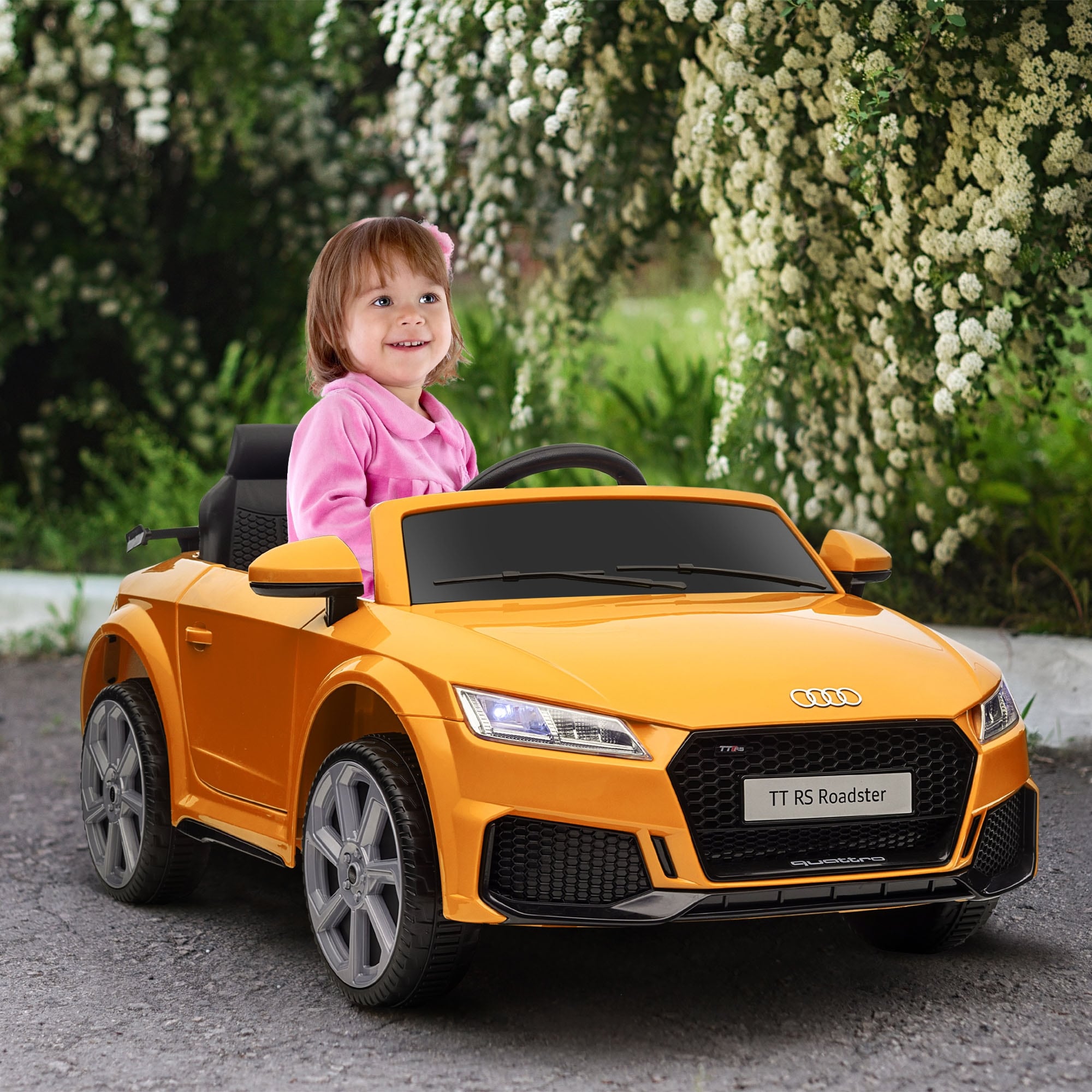 Aosom 6V Kids Electric Ride On Car, Licensed Audi TT RS with Aosom 6V Kids Electric Ride On Car, Licensed Audi TT RS with