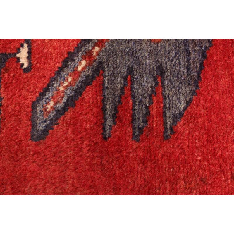 ECARPETGALLERY Hand-knotted Andelz Red Wool Rug - 3'10 x 6'8