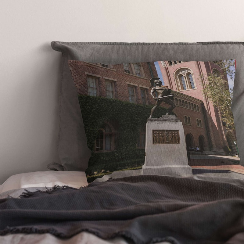 NCAA Campus Crawl 18 Inch Throw Pillow