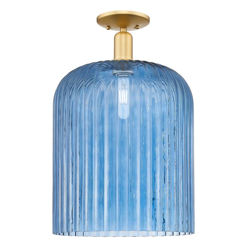 Innovations Lighting Downtown Urban - Bridal Veil - 1 Light 12" Semi-Flush Mount Light