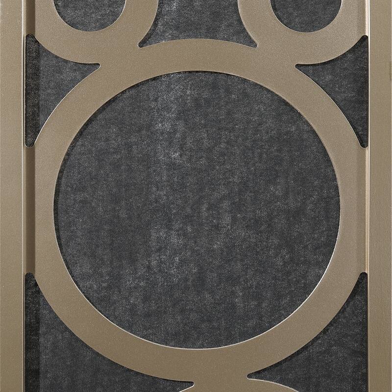Roundhill Furniture Tavari 4-Panel Room Divider, Decorative Folding Freestanding Privacy Screen