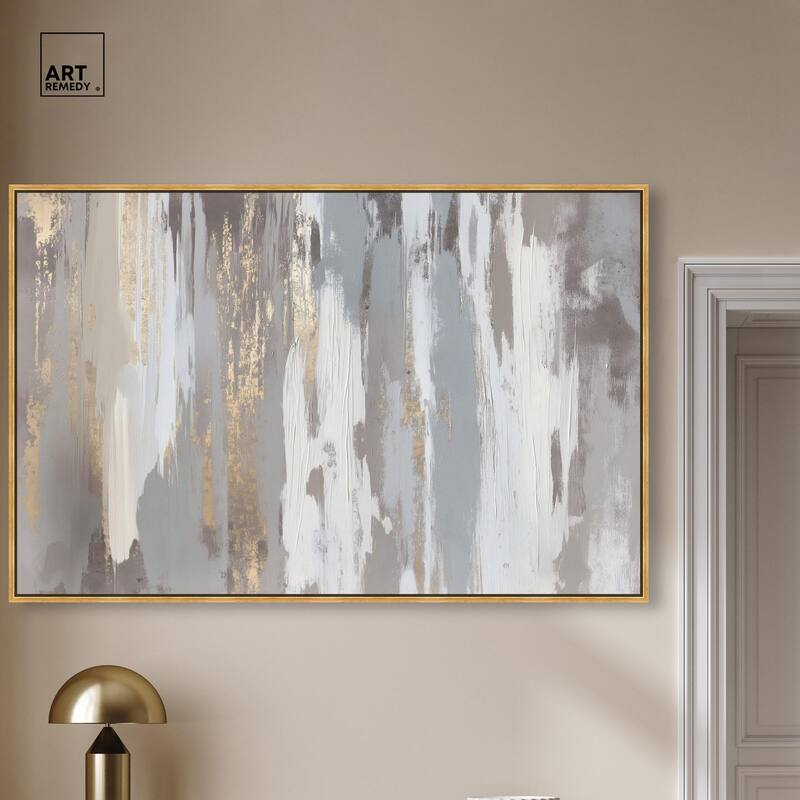 Flooding Gold II Canvas by Art Remedy