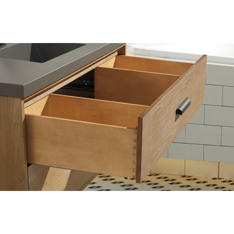Ari Bath Kane 42" Bathroom Vanity Weathered Fir