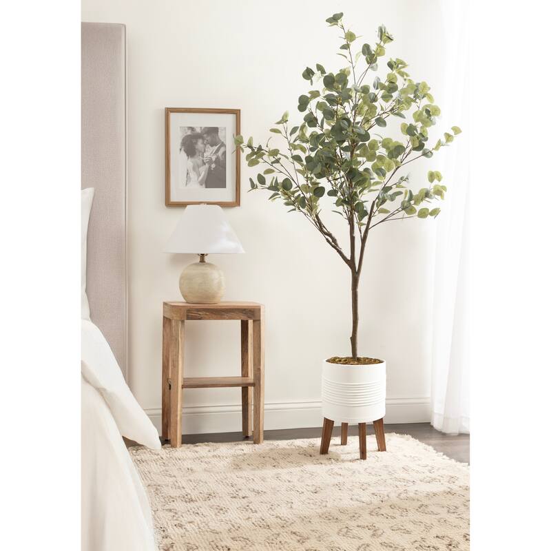 Kate and Laurel Eudora Faux Eucalyptus Tree