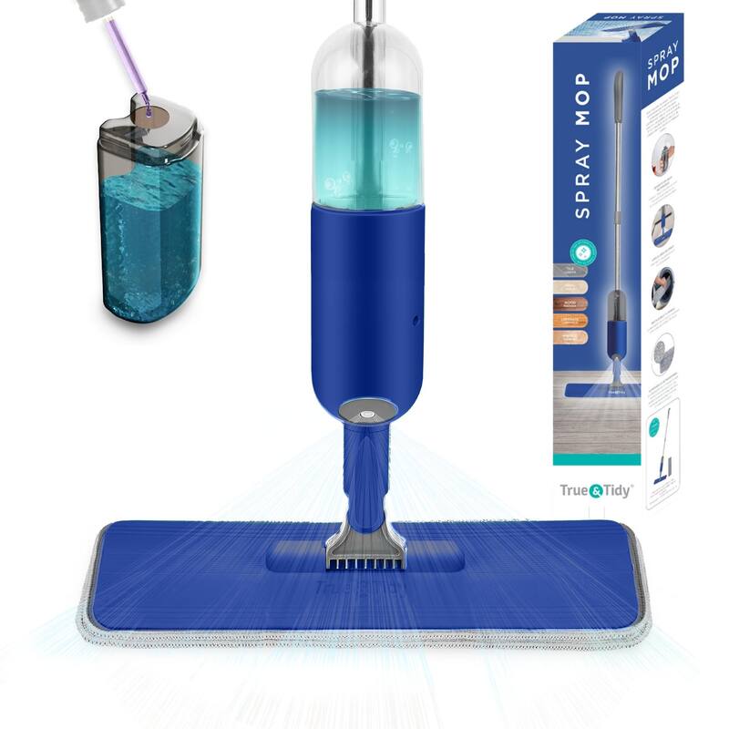 True & Tidy SPRAY-250 Spray Mop, Navy