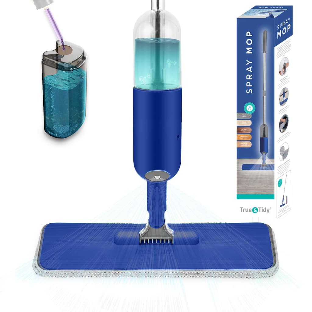 True & Tidy SPRAY-250 Spray Mop, Navy