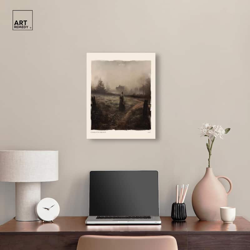 Jane Eyre Canvas by Art Remedy, Gallery Wrapped