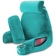 preview thumbnail 35 of 143, Nestl Memory Foam Reading Pillow with Backrest, Arms and Pockets Large - Teal