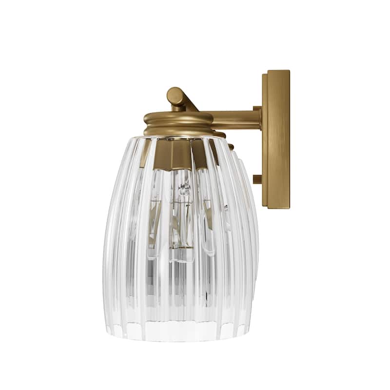 Hunter + Jasmine Roth Rossmoor 3-Light Bathroom Vanity Light w/ Clear Glass - Modern - Designer!