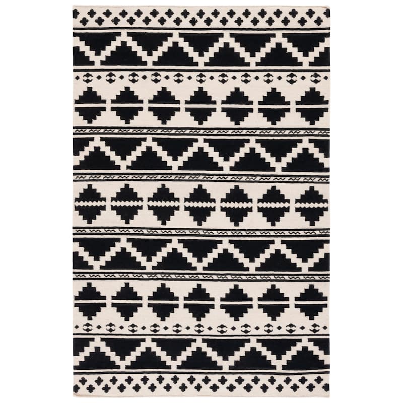 SAFAVIEH Handmade Flatweave Dhurries Bertilla Modern Wool Rug